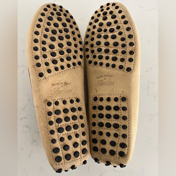 AURELIEN beige nubuck driving shoes - Picture 12 of 12